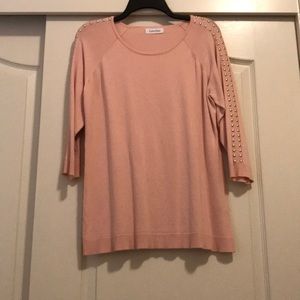 Pink Calvin Klein sweater